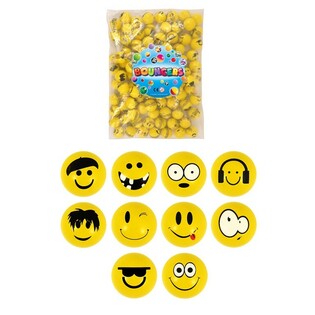 B&oacute;ng Nảy Smiley Mặt Cười, 3.3 Cm. (100 chiếc)