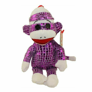 Khỉ nhồi b&ocirc;ng TY, M&agrave;u t&iacute;m (3 con)