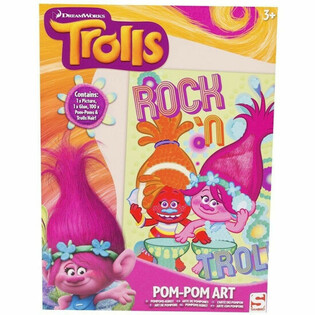 BỘ DỤNG CỤ LÀM TRANH POMPOM TROLLS (48 bộ)