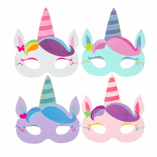Bộ Mặt Nạ Xốp Unicorn (48 chiếc)