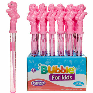Gậy Thổi Bong B&oacute;ng Ngựa Lớn 38 cm C&oacute; Kệ Trưng B&agrave;y (24 c&acirc;y)