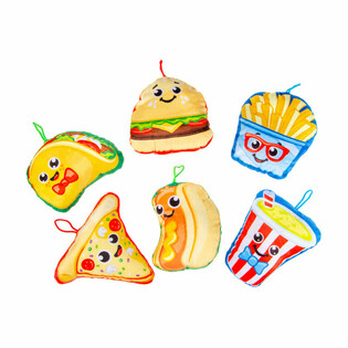 Th&uacute; B&ocirc;ng Mix Đồ Ăn Nhanh Fast Food - 14 cm (24 chiếc)