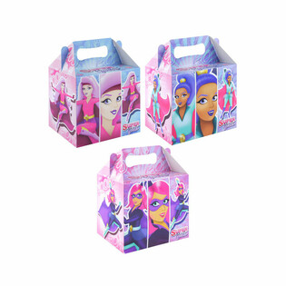 HỘP ĐỰNG SUẤT ĂN &ndash; SUPER GIRLS &ndash; 14 x 9.5 x 18 cm (24 c&aacute;i)
