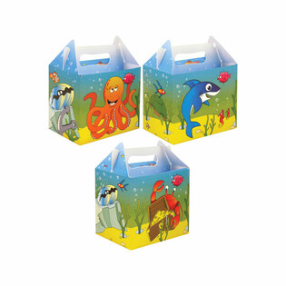 HỘP ĐỰNG MENU &ndash; SEA LIFE &ndash; 14 x 9.5 x 18 cm (24 c&aacute;i)