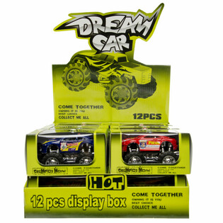 Xe Cảnh S&aacute;t Monster Truck Trong Hộp Trưng B&agrave;y (12 chiếc)