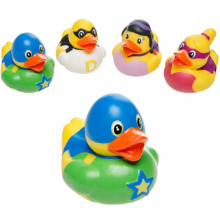 Mix Vịt Tắm Siêu Anh Hùng - 5x5 cm (4 con)