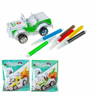 Đồ chơi lắp r&aacute;p 3D & T&ocirc; m&agrave;u &ocirc; t&ocirc; (12 chiếc)