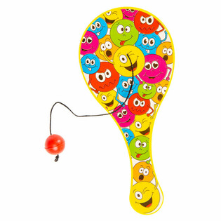 Vợt Đ&aacute;nh B&oacute;ng Smiley C&oacute; D&acirc;y Thun Đ&agrave;n Hồi (Bộ 48 C&aacute;i)