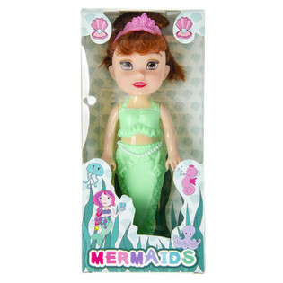 Búp Bê Nàng Tiên Cá Đáng Yêu Hộp Cửa Sổ, 18 cm (Bộ 12 cái)