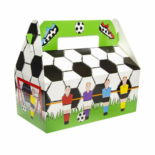 Hộp Đựng Thức Ăn Chủ Đề Bóng Đá - 22.5 x 12 x 9.5 cm (24 cái)