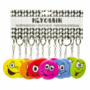 M&oacute;c kh&oacute;a mặt cười c&oacute; gương (48 c&aacute;i)