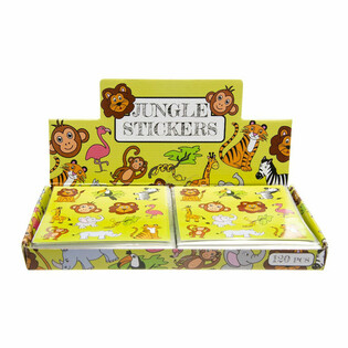 Nh&atilde;n D&aacute;n Vui Nhộn &ndash; Mẫu: Động Vật Rừng Xanh (120 tấm)