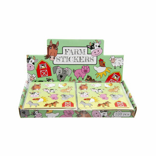H&Igrave;NH D&Aacute;N FUN STICKERS &ndash; MẪU: ĐỘNG VẬT TRANG TRẠI (120 chiếc)