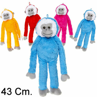 Khỉ Bông Cỡ Lớn, 43 CM - Nhiều Màu (12 cái)