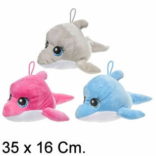 Gấu Bông Cá Heo Lớn 35 cm - Phối Nhiều Màu (6 cái)