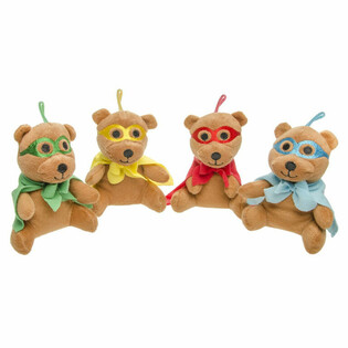 Gấu B&ocirc;ng Si&ecirc;u Anh H&ugrave;ng - 13 cm - Mix nhiều m&agrave;u (12 con)
