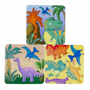 Bộ xếp h&igrave;nh Khủng long Mix - 14x14 cm (50 c&aacute;i)