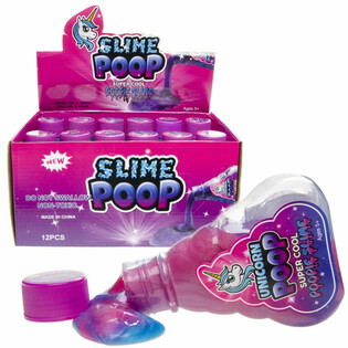 Slime Ph&acirc;n Kỳ L&acirc;n Unicorn Trong Chai Hộp Trưng B&agrave;y (12 chiếc)