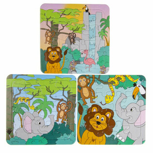 Bộ Xếp H&igrave;nh Rừng Xanh (14x14cm) - G&oacute;i Tiết Kiệm 50 Miếng