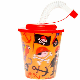 Ly Uống Nước / Ly Kem C&oacute; Ống H&uacute;t &ndash; Cướp Biển (12 c&aacute;i)