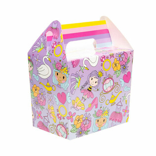 Hộp đựng đồ ăn / Hộp quà tặng Công chúa 14x10x17 cm (Set 12 cái)