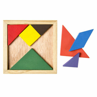 Bộ xếp hình Tangram bằng gỗ (12 món)