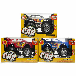 Xe Monster Truck trong Hộp Trưng B&agrave;y (6 chiếc)
