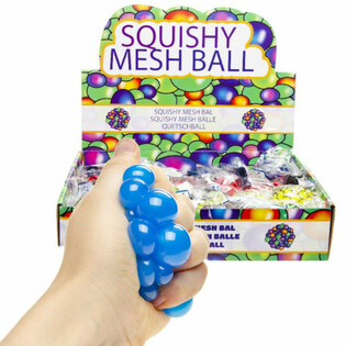 B&Oacute;NG B&Oacute;P SQUISHY LƯỚI - Đường k&iacute;nh: 5 CM - NHIỀU M&Agrave;U SẮC RỰC RỠ TRONG HỘP TRƯNG B&Agrave;Y (24 c&aacute;i)