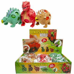 B&oacute;ng B&oacute;p Lưới Khủng Long Squishy - Hộp Trưng B&agrave;y (12 chiếc)