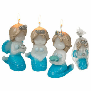 **SI&Ecirc;U RẺ** NẾN N&Agrave;NG TI&Ecirc;N C&Aacute; / MERMAID TRONG HỘP TRƯNG B&Agrave;Y (12 chiếc)