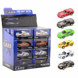 M&Ocirc; H&Igrave;NH XE SI&Ecirc;U XE THỂ THAO DIE CAST, TỶ LỆ 1:43 TRONG HỘP TRƯNG B&Agrave;Y (24 chiếc)