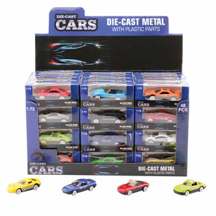 Bộ Xe Thể Thao Hỗn Hợp, Tỷ Lệ 1:72 Trong Hộp Trưng B&agrave;y (48 Chiếc)