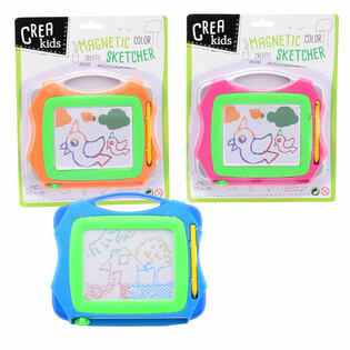 CREA KIDS - Bảng Vẽ Tự X&oacute;a Nam Ch&acirc;m Nhiều M&agrave;u (12 c&aacute;i)