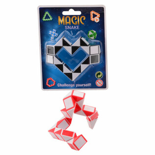 Đồ Chơi Rắn Ma Thuật MAGIC SNAKE - Khối Rubik Rắn 3D Vỉ (24 c&aacute;i)