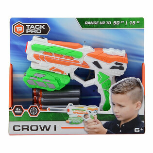 S&uacute;ng Đồ Chơi Tack Pro Crow I K&egrave;m 6 Phi Ti&ecirc;u Mềm