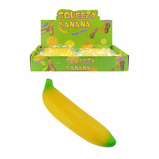 Đồ Chơi B&oacute;p Chuối Squeeze - 18 cm (Hộp Trưng B&agrave;y 12 C&aacute;i)