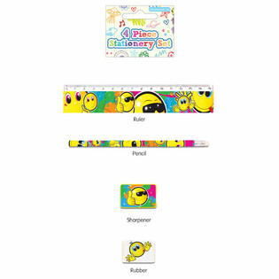 Bộ Dụng Cụ Học Tập Smiley 4 M&oacute;n (24 bộ)