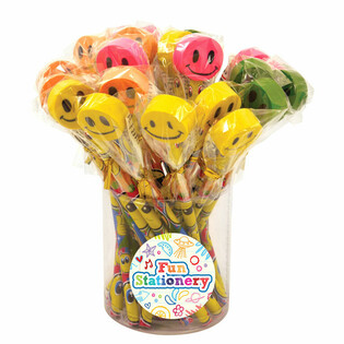 B&uacute;t ch&igrave; Smiley vui nhộn c&oacute; tẩy (24 c&acirc;y)