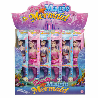 Búp Bê Nàng Tiên Cá Mermaid Thần Kỳ Trong Hộp Trưng Bày (12 chiếc)