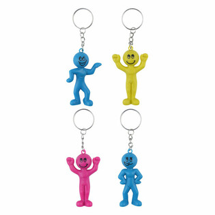 M&oacute;c kh&oacute;a h&igrave;nh người Smiley (60 c&aacute;i)