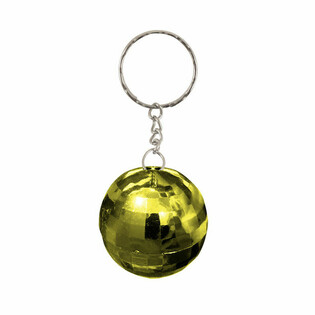 M&oacute;c Kh&oacute;a Quả Cầu Disco V&agrave;ng (12 c&aacute;i)