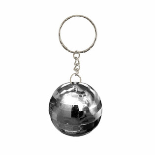 M&oacute;c kh&oacute;a quả cầu Disco bạc (Bộ 12 c&aacute;i)
