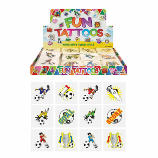 FUN TATTOO'S - Hộp trưng b&agrave;y B&oacute;ng đ&aacute; (48 G&oacute;i x 12 H&igrave;nh)