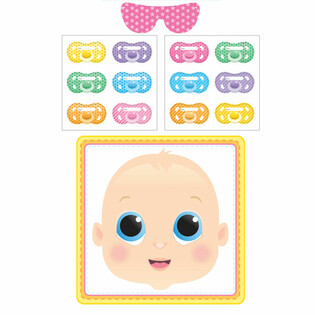 TR&Ograve; CHƠI BABY SHOWER - STICK THE DUMMY (12 m&oacute;n)