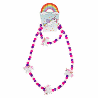 Bộ V&ograve;ng Cổ v&agrave; V&ograve;ng Tay Gỗ H&igrave;nh Kỳ L&acirc;n Cho B&eacute; (Set 48 c&aacute;i)