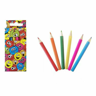 Bộ b&uacute;t ch&igrave; m&agrave;u Smiley (6 chiếc) - Hộp trưng b&agrave;y 24 bộ