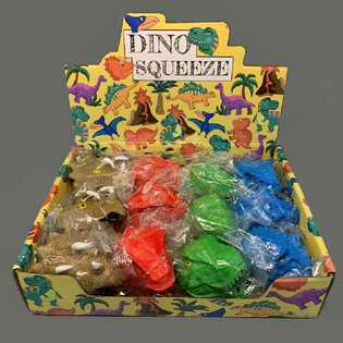 Khay Đồ Chơi Khủng Long B&oacute;p Squeeze (12 c&aacute;i)