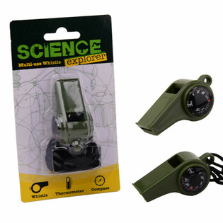C&ograve;i Sinh Tồn Science Explorer T&iacute;ch Hợp La B&agrave;n & Nhiệt Kế (24 c&aacute;i)