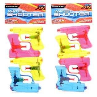 Bộ Súng Phun Nước Aqua Fun - 4 Cây, 11 cm