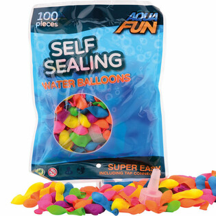 AQUA FUN - 100x Bong B&oacute;ng Nước Tự Kh&oacute;a (G&oacute;i 6)